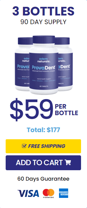 ProvaDent 3 Bottles — 90-Day Supply