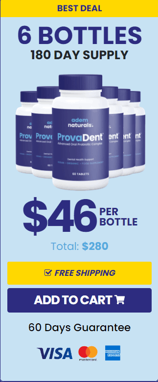 ProvaDent 6 Bottles — Best Value 180-Day Supply