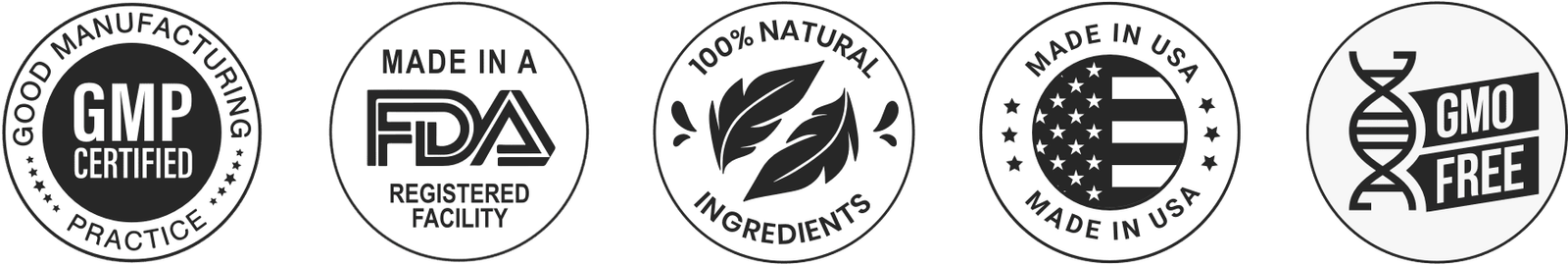 ProvaDent Certifications — FDA, GMP, Natural, USA